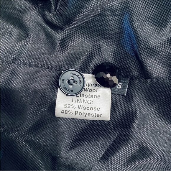 Rodebjer asymmetrical tuxedo cropped blazer NEW - Picture 9 of 13